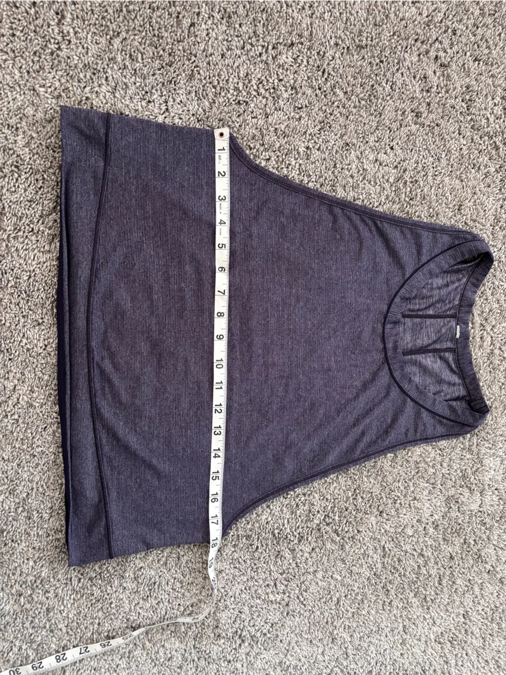 Lululemon Pace Perfect Loose Semi Cropped Athletic Tank Top Size 6 No size tag